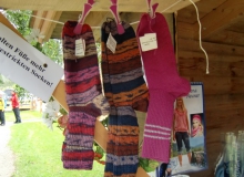Bauernmarkt in Wallgau am 06.09.2015 warme Socken