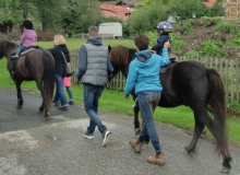 Bauernmarkt in Wallgau am 06.09.2015 Ponyreiten