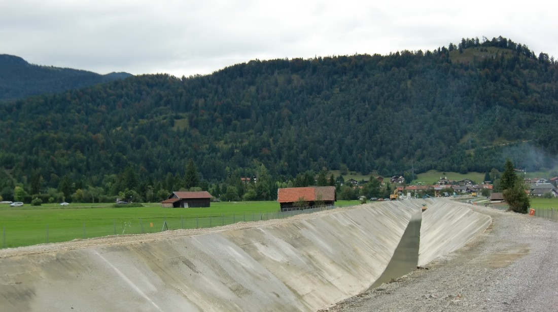 Sanierung des Isarkanals in Wallgau 2015