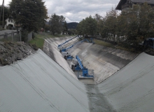 Sanierung des Isarkanals in Wallgau 2015