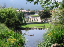 Teich Weiher an der Sonnleiten in Wallgau