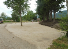 Neuer Parkplatz am Isarsteg in Wallgau ab August 2017