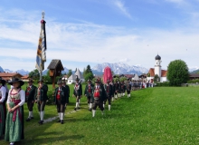 Fronleichnamsprozession am 20.06.2019 in Wallgau