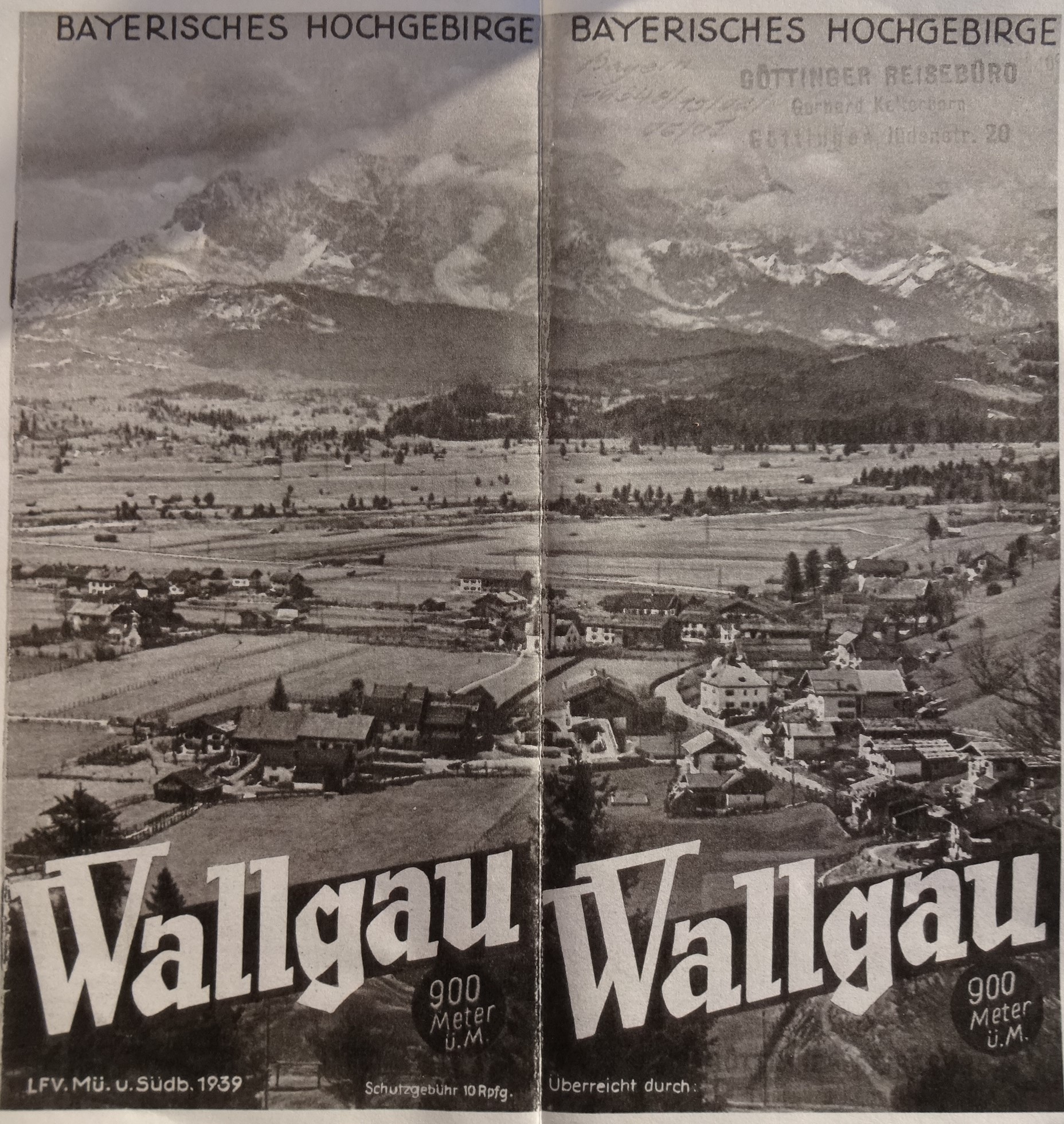 Vermieterkatalog-Wallgau-1939-Titelseite