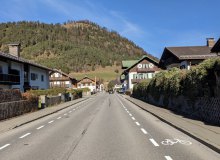 Fahrradschutzstreifen-Wallgau