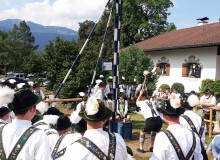 Hau den Lukas beim Gaujugendfest der Oberländer Trachtenvereinigung in Partenkirchen