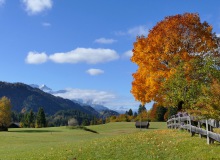 Herbstlandschaft im Werdenfelser Land