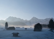 Morgennebel über den Buckelwiesen