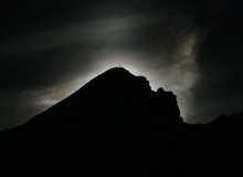 Mondschein hinter der Schöttelkarspitze